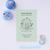 Adventure Guides Hiking & Camping Flyer with QR (Enkel)