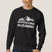 Adventure Hillclimbing Mountain Mountain White Trui (Voorkant)