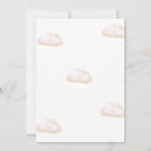 Adventure Hot Air Balloon Neutral Baby Shower Kaart (Achterkant)