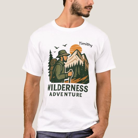 Adventure In America's Parks Personalized T-shirt (Voorkant)