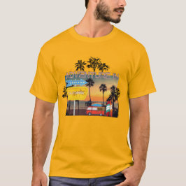 Adventure in California mannen yellow T-shirt