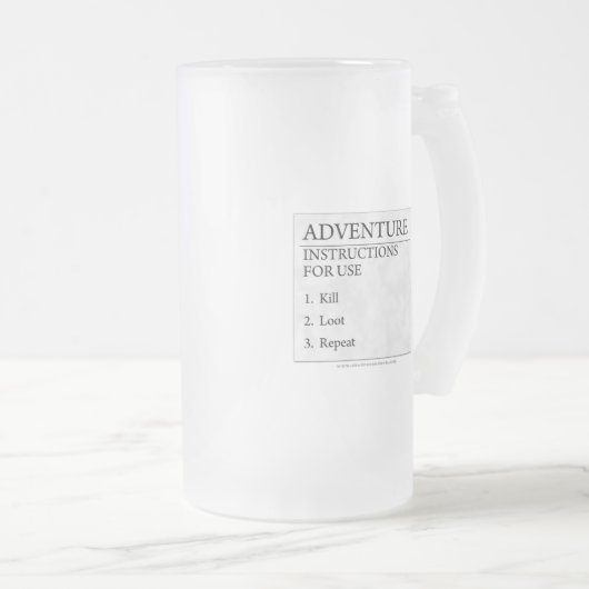 Adventure-instructies Matglas Bierpul (Voorkant rechts)