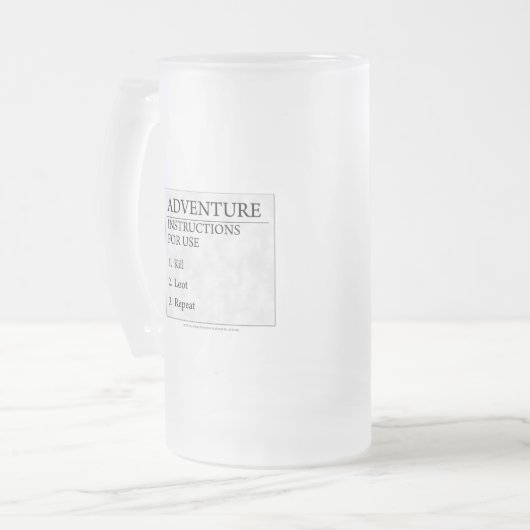 Adventure-instructies Matglas Bierpul (Voorkant links)