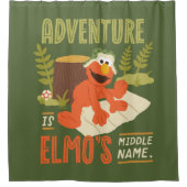 Adventure is Elmo's Midden Naam Douchegordijn (Voorkant)