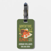Adventure is Elmo's Midden Naam | Je gegevens toev Bagagelabel (Achterkant verticaal)