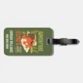 Adventure is Elmo's Midden Naam | Je gegevens toev Bagagelabel (Achterkant horizontaal)