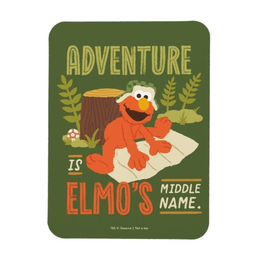 Adventure is Elmo's Midden Naam Magneet (Verticaal)