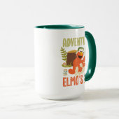 Adventure is Elmo's Midden Naam Mok (Voorkant rechts)