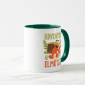 Adventure is Elmo's Midden Naam Mok (Voorkant rechts)