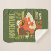 Adventure is Elmo's Midden Naam Sherpa Deken (Voorkant (horizontaal))