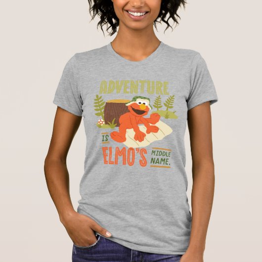 Adventure is Elmo's Midden Naam T-shirt (Voorkant)