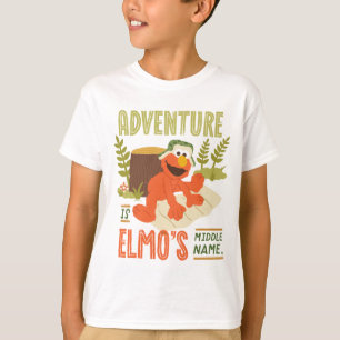 Adventure is Elmo's Midden Naam T-shirt