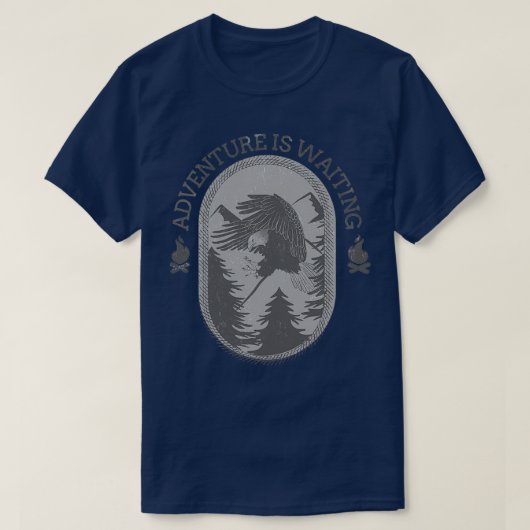 ADVENTURE IS Klassieke TShirt (Design voorkant)