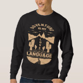 Adventure is My Love Language  Camp Graphic Plus S Trui (Voorkant)