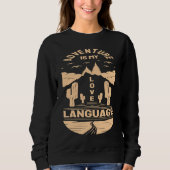 Adventure is My Love Language  Camp Graphic Plus S Trui (Voorkant)