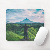 Adventure Landscape Mountain Mouse Pad Muismat (Met muis)
