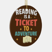 Adventure Library Student Teacher Book lezen Keramisch Ornament (Rechts)