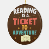 Adventure Library Student Teacher Book lezen Keramisch Ornament (Links)