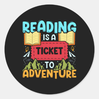 Adventure Library Student Teacher Book lezen Ronde Sticker