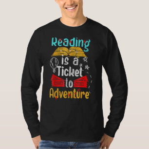 Adventure Library Student Teacher Book Lov lezen T-shirt