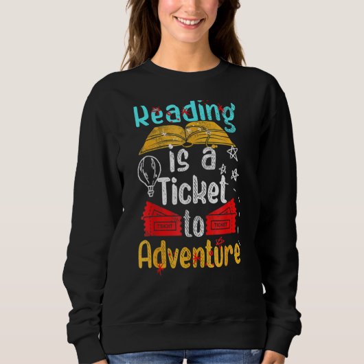 Adventure Library Student Teacher Book Lov lezen Trui (Voorkant)