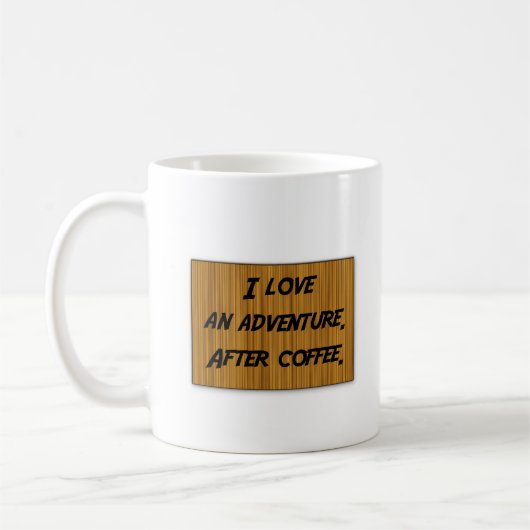 Adventure-liefdeskoffie-mok Koffiemok (Links)