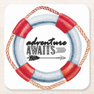 Adventure Life Ring Kartonnen Onderzetters