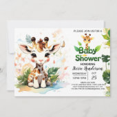 Adventure Little Safari Explorers Baby shower Kaart (Voorkant)