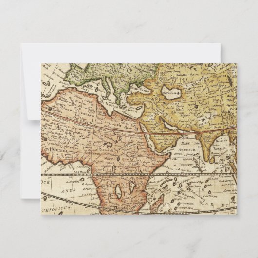 Adventure Map Vrijgezellenfeest Dank u kaart (Achterkant)