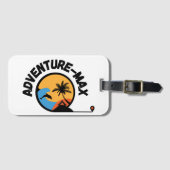 Adventure-MAX Logo Bagagelabel (Voorkant (horizontaal))