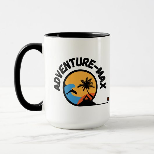 Adventure-MAX Logo Koffiekop (Geen Tekst) Mok (Links)