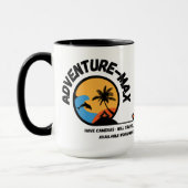 Adventure-MAX Logo Koffiemok Mok (Links)