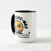 Adventure-MAX Logo Koffiemok Mok (Voorkant links)