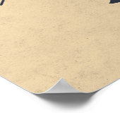 Adventure Meer Hipster Wereldbol Poster (Hoek)