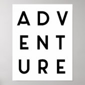 Adventure-minimalistische prijsopgave poster (Voorkant)