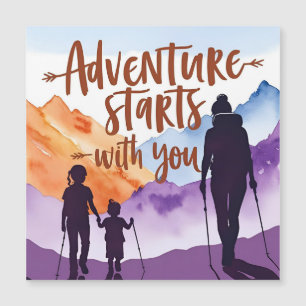 Adventure Mom & Kinder - Wandelen Bond Art