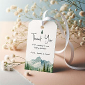 Adventure Mountain Bedankt voor de tag Cadeaulabel