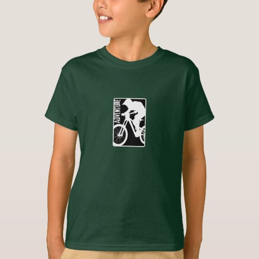 Adventure Mountain Bike Design für Kids T-shirt (Voorkant)