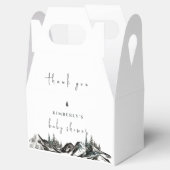 Adventure Mountain Forest Baby shower Dank u Bedankdoosjes (Geopend)