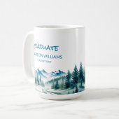 Adventure Mountain Graduate Gift Koffiemok (Voorkant links)