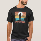 Adventure Mountain & Lake Hiking & Exploring Man S T-shirt (Voorkant)