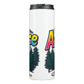 Adventure Mountain – Outdoor Hiking Nature Design  Thermosbeker (Achterkant)