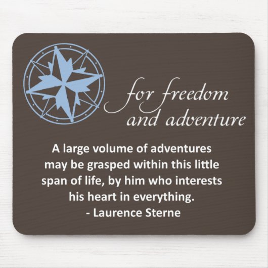 Adventure Mousepad Muismat (Voorkant)