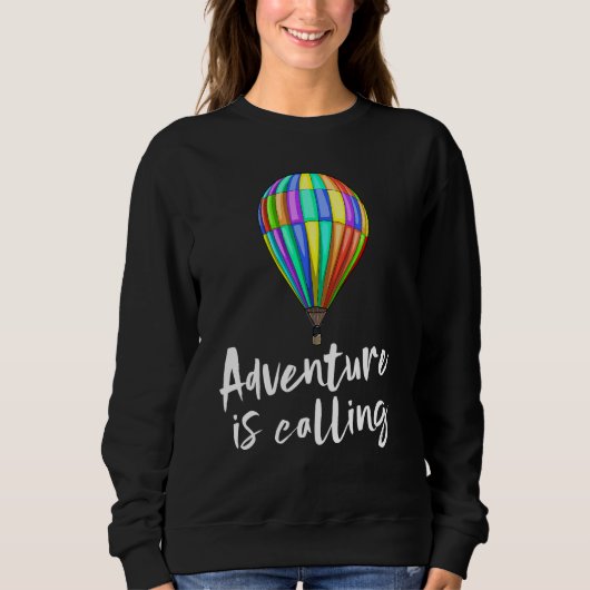 Adventure noemt T - shirts Hot Air Ballon Shirten  (Voorkant)