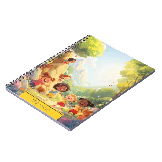 Adventure Notes – Aangepaste Kinder wandelen Notitieboek (Linkerzijde)