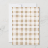 Adventure One Camper eerste verjaardag uitnodiging (Achterkant)