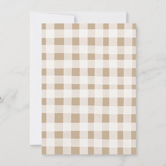 Adventure One Camper eerste verjaardag uitnodiging (Achterkant)