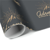 Adventure Ontdek Dream Discover Typografie Cadeaupapier (Rol Hoek)