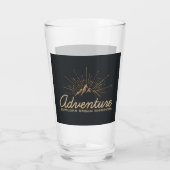 Adventure Ontdek Dream Discover Typografie Glas (Achterkant)