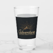 Adventure Ontdek Dream Discover Typografie Glas (Voorkant)